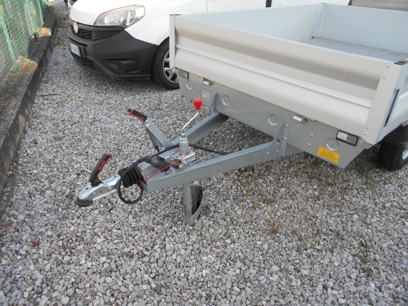 CRESCI RIMORCHI A6LA IN ALLUMINIO 4 SPONDE APRIBILI Immagine 4